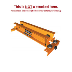 HARRINGTON END TRUCK PAIR – 2 TON – SERIES 3 – SINGLE GIRDER UP-3-0235