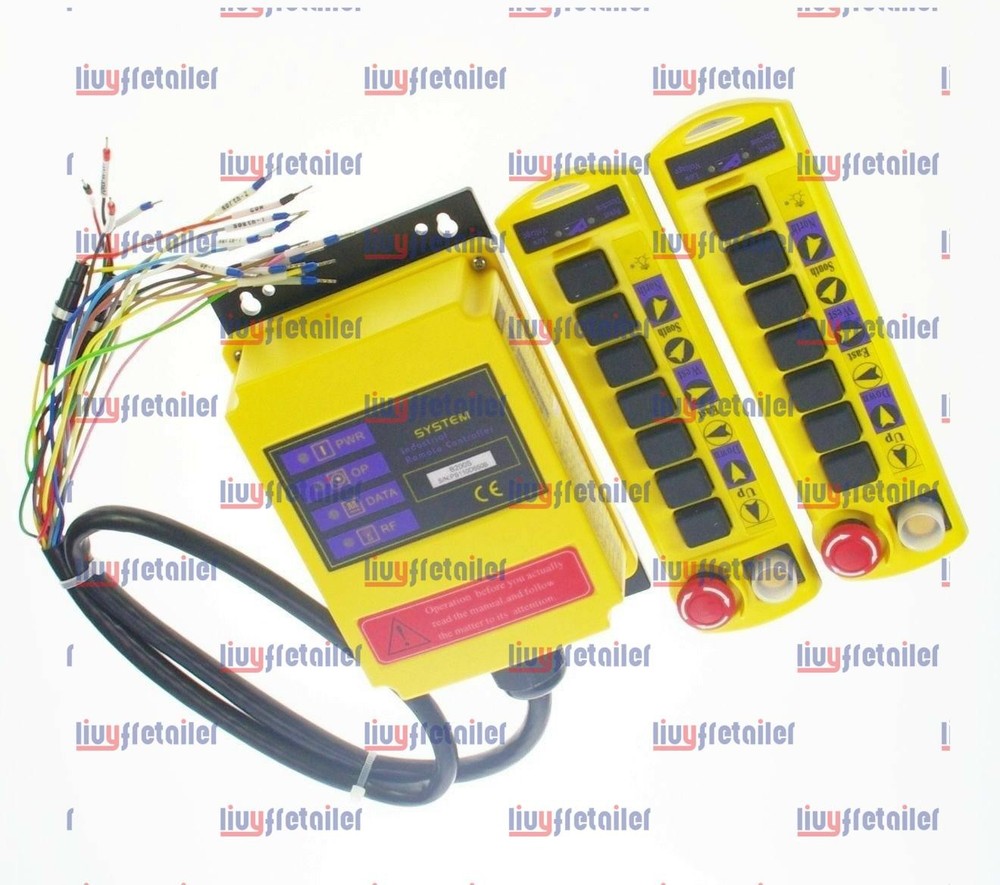 1 Control 2 Transmitters Hoist Crane industrial Control Construction Set B200S