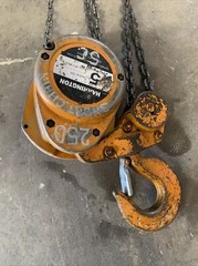 Used Harrington 5 ton Chain HOIST 10ft Lift Chain CF050 5 ton Hooks chain CF4