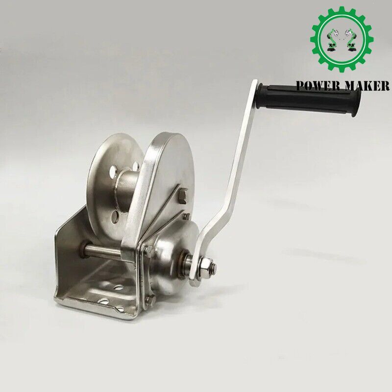 Stainless steel hand winch Two-way Self-locking Manual winch Lifting crane hoist