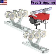 Unistrut 6 Wheel Hoist Trolley – Silent Operation for Heavy Lifting (Pack of 2)
