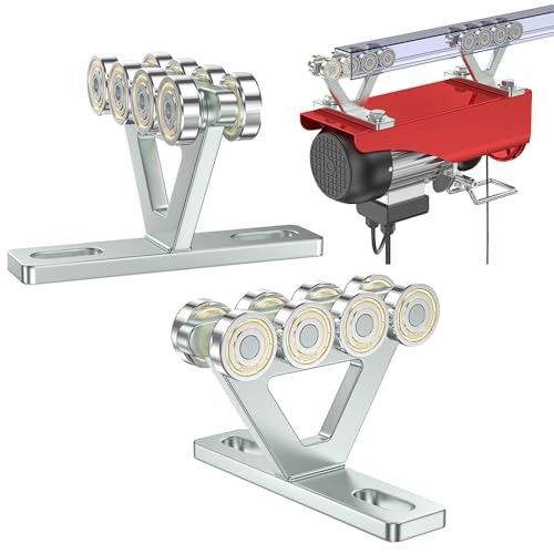 8 Wheel Hoist Trolley with Rollers – Strut Trolley Assembly for Electric Hois…