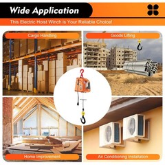 Micro Electric Small Hoist 220v Crane Home Lift Hoist Portable
