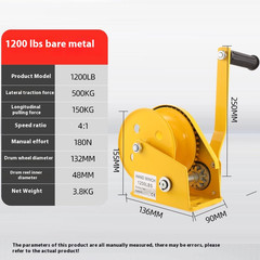 Two-way Self-locking Small Automatic Brake Hoist Portable Traction Hoist