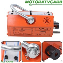 ALL-CARB 2200LBS Steel Magnetic Lifter 2 Safety Factor, Heavy Duty Crane Hoist