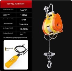 Mini Electric Hoist 220V Small Crane Home Air Conditioner Lift Winch