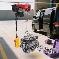 PA200 Electric Hoist Winch Crane Hoist Lift 440lbs with Wired Remote Control