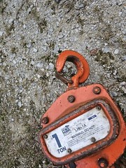 DUFF NORTON LYNX LHH-1A 1 TON MANUAL CHAIN HOIST 20′ LIFT