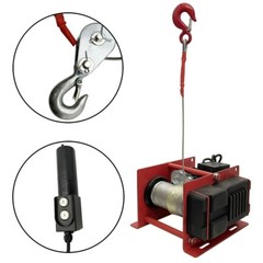 220v Small Multi-functional Winch Traction Crane Miniature Electric Hoist German