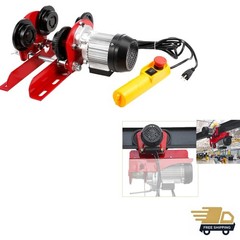 1 Ton 2204 LBS Trolley for Power Hoist, Fit 2.68-4.33 in I-Beam, for PA600 PA…