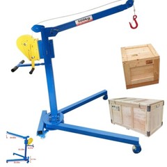 Small Manual Crane Portable Folding Elevator Hand Crane Cargo Handling Crane