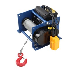 1000W Wire rope electric hoist 110v micro electric winch set 200-400 kg 30m new