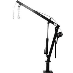Hydraulic Pickup Truck Crane with Hand Winch, Pickup Truck Bed Hoist Jib Crane