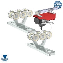 Heavy-Duty 6 Wheel Hoist Trolley for Unistrut Channels