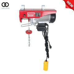 1320lbs Mini Electric Hoist 14ft Wired Remote Control 1150W 20-40ft Height 110V