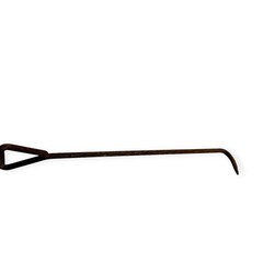 Manhole Lid Lift Hook Cover Pry Bar 29 in Steel Grate Grabber Flush Top