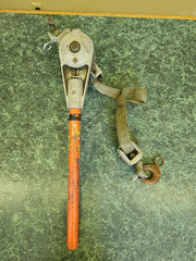Chance Hoist 1 Ton Ratcheting Strap Hoist Hot Stick Linesman Tool