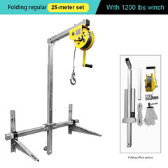 Foldable Crane Air Conditioner Lifting Bracket Lightweight Lifting Machine Brack