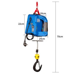 220v Remote control crane hoist wire rope electric hoist aluminum crane hoist-//