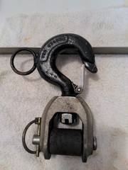 Lineman Little Mule Hook and Latch Bottom Block Assembly- Used Surplus.
