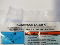 Crosby Latch Kit, 1096609-S-4320 ID CODE KA/KC/KB for 7.5T carbon, 11T alloy