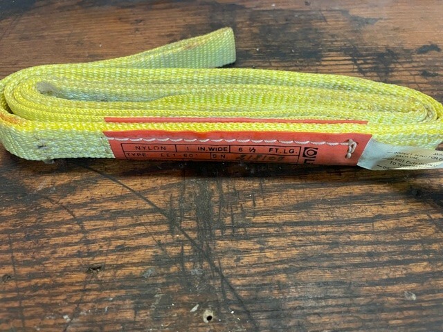 Lift All Nylon Strap 1″ wide by 6 1/2 ” long Type EE1-601
