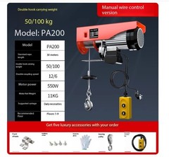 220v Electric Hoist, Household Crane, Winch, Lifting Crane, Small Lift
