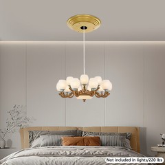 Chandelier Electric Hoist Decorative Cover Round Ceiling Mount Hoist Lifer Cover
