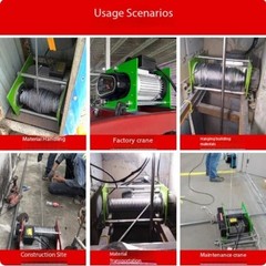 1-tonne Remote-controlled Hoist Crane for Lifting and Hoisting Operations