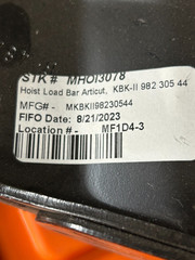 New Demag 98230544, Hoist Load Bar KBK-II