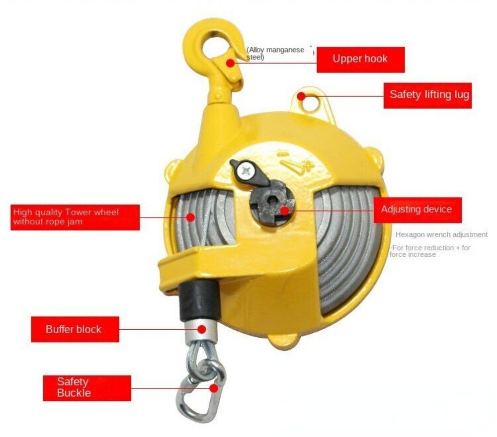1-3KG Spring Balancer Hovering + Manual Self-locking Spring Frame Balancer 1.5M