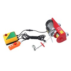 1320lbs Electric Hoist Crane Winch w/ 328ft Wireless & 14ft Wired Remote 1150W