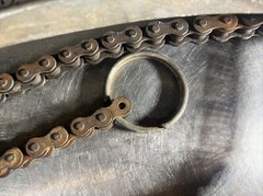 A.B. Chance 3/4 Ton Ratchet Link Chain Hoist. Item ID 2