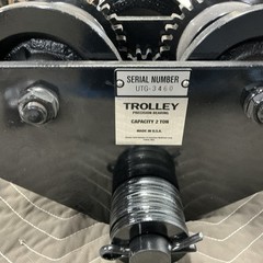 Precision Bearing Geared Trolly. Capacity 2 Ton New Boxes