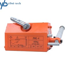 880lbs/400kg Magnetic Lifter Lifting Magnet Hoist 2.5 Safety Factor Orange