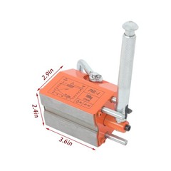 Orange 220lbs/100 kg Magnetic Lifter Lifting Magnet Hoist 2.5 Safety Factor