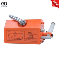 880 lbs/400 kg Permanent Magnetic Lifter Lifting Magnet 2.5 Safety Factor Orange