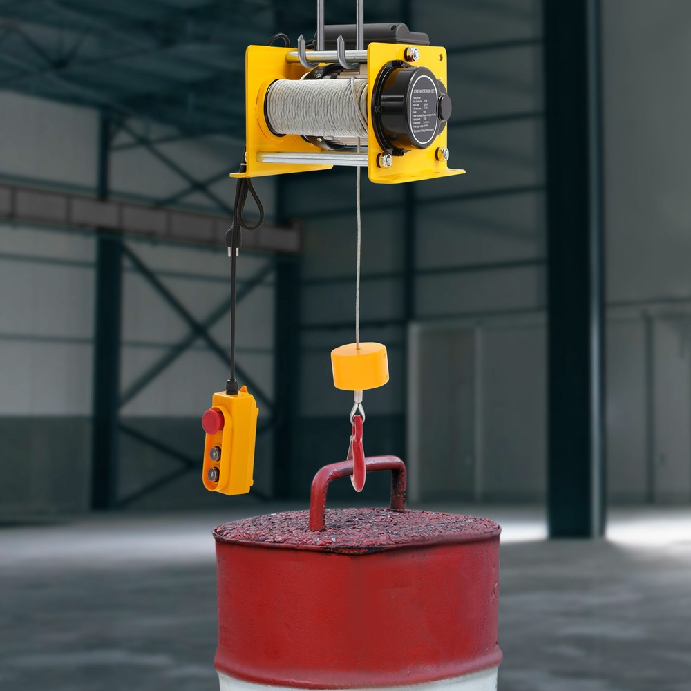 Electric Hoist Winch, Electric Hoist With Wired Control, 881LBS US
