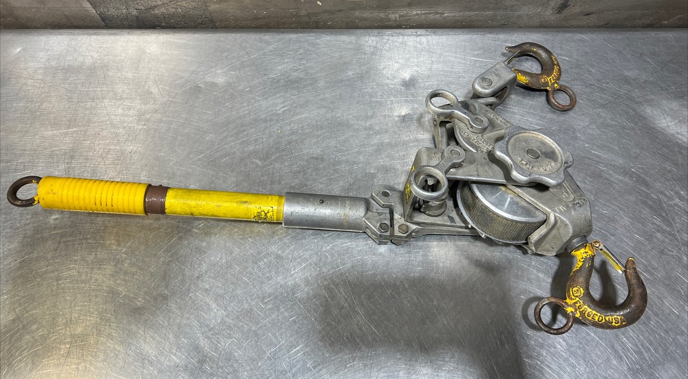Lug-All Hoist Lincoln Precision Model 2 Spec 1500lb Single Rig 3000lb Double Rig