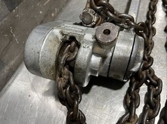 CM Hoist 3 ton puller lever aluminum chain hoist model B. Used Surplus