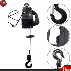 2-in-1 1100 lbs Electric Hoist Winch, Portable Power Winch Crane 13 ft/min 1500W